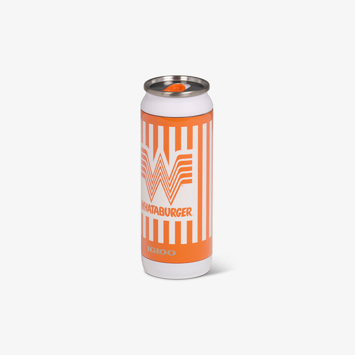 Angle View | Whataburger 16 Oz Can::::Durable stainless steel