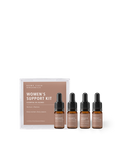 Natural Women's Support Kit (formerly the Women's Hormone Kit) with four essential oil blends for hormone balance, endocrine wellness, and everyday women's wellness.