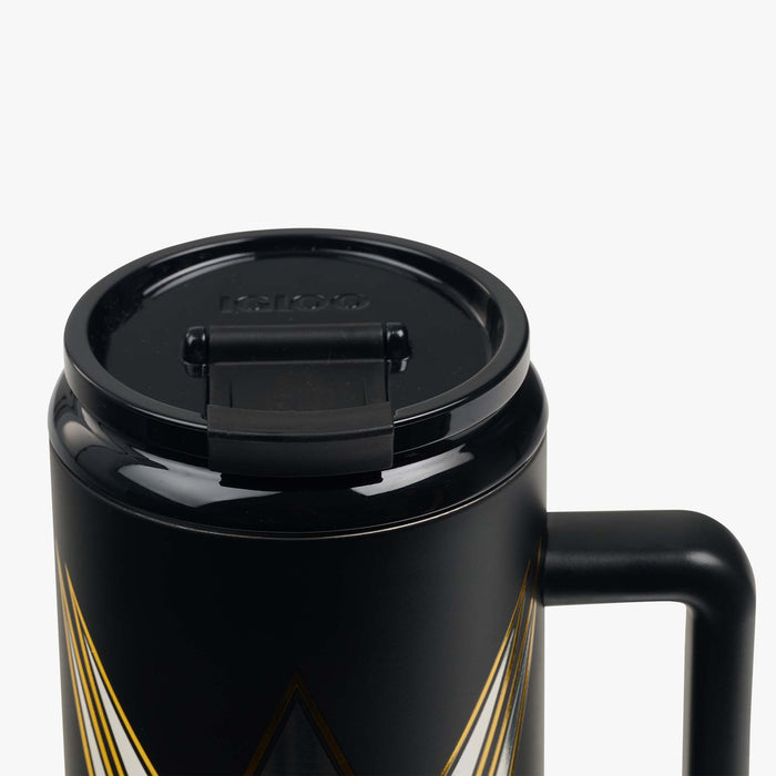 Lid Closed View | WWE 1L Beer Mug::::Leakproof flip ‘n’ sip lid