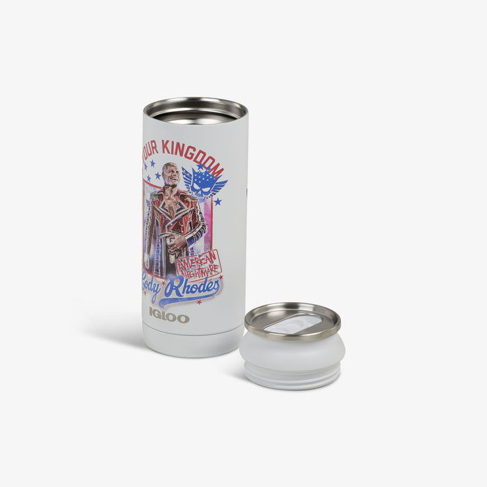 Open View | WWE Cody Rhodes 16 Oz Can::::Removable, leakproof lid