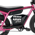 Alternate side view of the Z Miami In-Frame Basket installed on a pink SUPER73