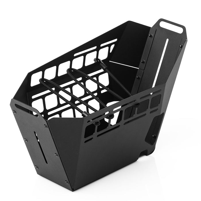 Left side view of the ZX & Z Adventure In-Frame Basket on a white backround