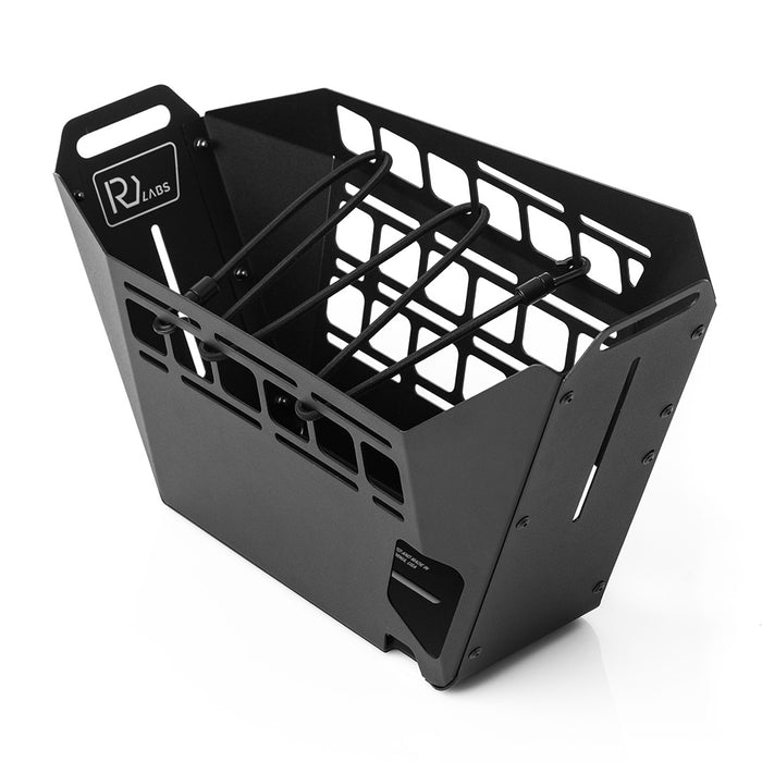 Top down view of the ZX & Z Adventure In-Frame Basket on a white backround